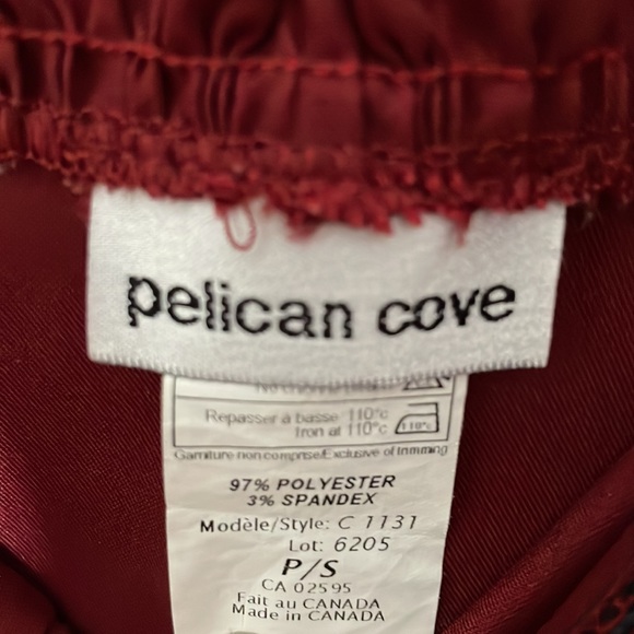 Garnet Red Satin Dress - Picture 5 of 7